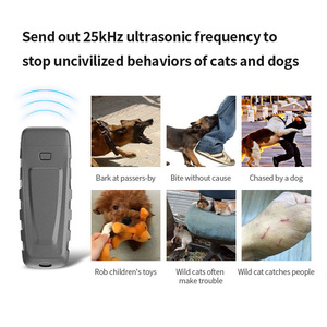 Barre de répulsif de dissuasion de chien et de chat à ultrasons effrayés puissants portatifs portatifs aucun dispositif anti-aboiement de bruit de chien pour l'extérieur - Product Image 3