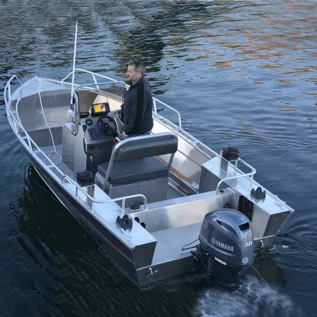 Ecocampor-قارب صيد من الألومنيوم الملحومة بالكامل بطول 16 قدم بسعر خاص لعام 2021 ل 5 رجل للبيع