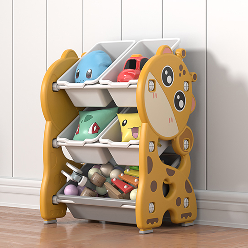 Лидер продаж, Пластиковая Полка для детских игрушек, шкаф для хранения