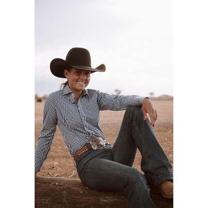 <span class=keywords><strong>Camicia</strong></span> da <span class=keywords><strong>donna</strong></span> in cotone scozzese/<span class=keywords><strong>lino</strong></span> slim fit ricama bottoni a maniche lunghe fino a 100% <span class=keywords><strong>camicia</strong></span> cowgirl arena occidentale di <span class=keywords><strong>lino</strong></span> nero a quadretti - Product Image 5