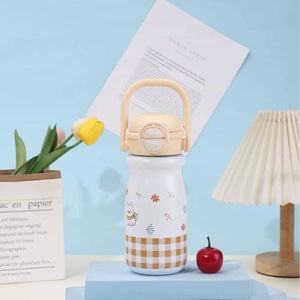 Classic <b>Straw</b> Carrying Cup 316 Stainless Steel Leak-Proof Double Wall Vacuum Insulated Children High-Value Portable Business - Product Image 3