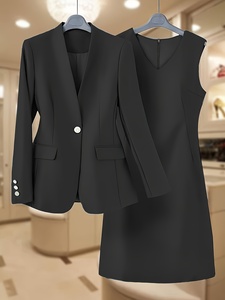 Un abito da <span class=keywords><strong>ufficio</strong></span> in due pezzi alla moda ed elegante per donne professioniste - Product Image 4