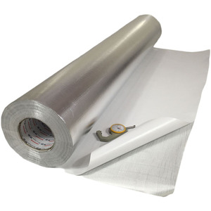 Meilleure Vente Tissu Mural/De Toiture en Fibre de Verre Réfléchissant la Chaleur, Sans Alcali, Tissé Sergé, Absorbant le Son et <span class=keywords><strong>Isolant</strong></span> Thermique, avec Surface en Aluminium - Product Image 6