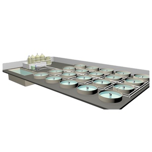 Sistemi di Acquacoltura a Ricircolo Intensivo Wolize in PVC per Allevamento di Tilapia e Gamberetti, Certificati ISO9001, 10-100m - Product Image 1