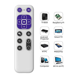Control <span class=keywords><strong>Remoto</strong></span> 2 en 1 con Mini Teclado, Control <span class=keywords><strong>Remoto</strong></span> Inalámbrico con Código <span class=keywords><strong>de</strong></span> Aprendizaje IR para Android TV Box/PC/Proyector - Product Image 2