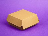 Emballage personnalisé en carton, papier ondulé kraft, boîtes à hamburgers et à pizzas