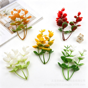 Artificial Eucalyptus <b>Leaves</b> Bouquet Ga217 <b>Decorative</b> Plant <b>Wall</b> Accessory For Diy Rattan Wreath - Product Image 4