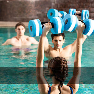 Haltères aquatiques en mousse EVA légère de haute qualité avec option de logo personnalisé pour les exercices d'aérobic aquatique en piscine - Product Image 2