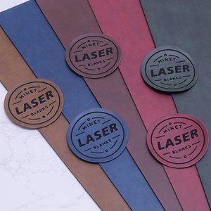 Láminas de Cuero Sintético Grabable por Láser de 12 x 24 Pulgadas, Material de Cuero PU Negro con Reverso de Tela Gruesa - Product Image 5