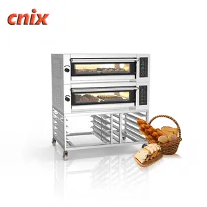 Cnix en acier inoxydable équipement de cuisine commercial four à pizza électrique YXD-F60A