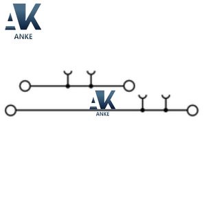WDK 2.5 ZQV 1041100000 Weidmuller Terminal de traversée à deux niveaux - Product Image 2