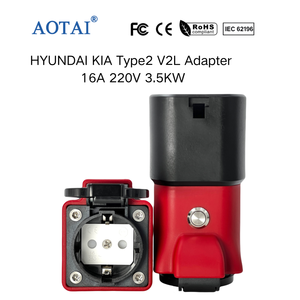 Adaptateur AOTAI Type 2 vers Schuko pour chargeurs AC Véhicule-à-chargeur pour Kia EV6 Hyundai <span class=keywords><strong>Ioniq</strong></span> <span class=keywords><strong>5</strong></span> - Product Image 6