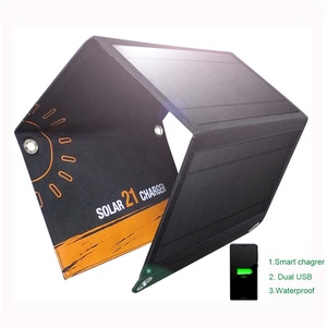 Chargeur solaire portable pliable 60W 80W avec batterie externe pour camping, téléphone portable, ordinateur portable - Product Image 3