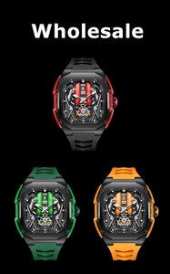 <span class=keywords><strong>In</strong></span> vendita orologio da <span class=keywords><strong>uomo</strong></span> luminoso Casual Sport Diver Anti-Shock Full-Hollow <span class=keywords><strong>in</strong></span> Silicone impermeabile Sterling orologio al quarzo regalo Super Car - Product Image 6