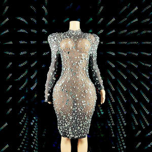 NOVANCE Y2201-B Nouvelles technologies <span class=keywords><strong>Vêtements</strong></span> Femmes Robe noire transparente étincelante <span class=keywords><strong>de</strong></span> diamants Robe <span class=keywords><strong>de</strong></span> <span class=keywords><strong>mère</strong></span> <span class=keywords><strong>de</strong></span> <span class=keywords><strong>la</strong></span> <span class=keywords><strong>mariée</strong></span> Cérémonie Fête - Product Image 1