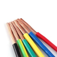Cable Eléctrico de Cobre Sólido y Trenzado con Aislamiento de PVC H05V-K THHN/THWN/THWN-2 12-80mm 4/0-16AWG 450V/600V