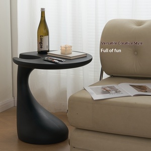 Nordic Creative Oval Small Plastic Coffee <strong>Table</strong> Modern Minimalism Living Room Bedroom Study Multi-Functional Corner Side Bedside - Product Image 4