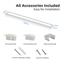Nouvelle conception, échantillons gratuits personnalisés, profil en aluminium pour intérieur, bande lumineuse flexible, bande LED, profil en aluminium