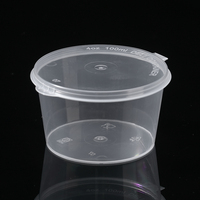 Gobelets à sauce transparents en PP avec couvercles, jetables, recyclables, résistants au congélateur et au micro-ondes, anti-fuite, pour restaurants et usage domestique, logo personnalisé