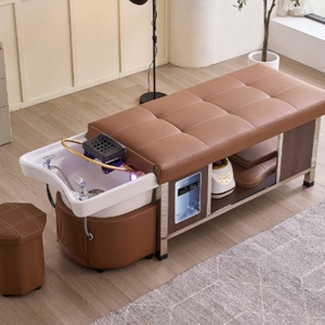 Cama de Masaje con Champú Tailandés, Spa para la Cabeza con Cascada, Calentador de Agua Multifuncional, Cama de Masaje con Champú para el Cabello - Product Image 6