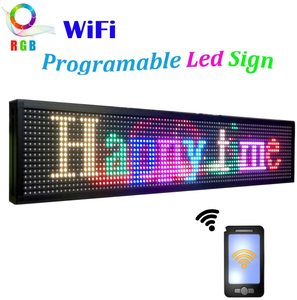 Insegna LED Programmabile P10 a Grande Schermo per Interni/Esterni, Banner Pubblicitario a Colori Completi con Testo, Schermo Intelligente Divisibile per Negozi al Dettaglio - Product Image 6