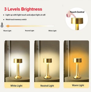 Modern Eco-Friendly Touch Control LED <b>Table</b> <b>Lamp</b> for Bedroom Bedside Desktop <b>Lamp</b> <b>Study</b> & Reading Party Gifts - Product Image 5