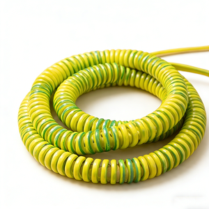 Câble hélicoïdal jaune-vert PUR/PU/TPU 0,5/0,75/1 <span class=keywords><strong>MM</strong></span>² – Fil de terre bicolore 1 conducteur en bobine - Product Image 3