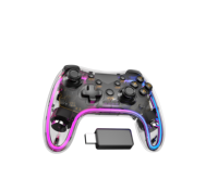 Control de Juego Inalámbrico de 2.4G con Motor de Vibración y Botón Turbo para 360 para PC - Sensor de Movimiento y Vibración Dual