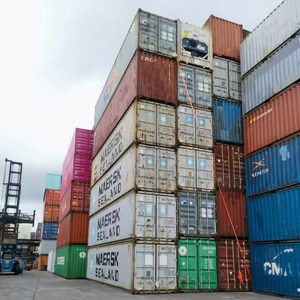 Conteneur de transport et de stockage <span class=keywords><strong>d</strong></span>'occasion en bon état, 20 pieds, 40 pieds, conteneur vide de 40 pieds, pièces de machines de construction, traitement de l'<span class=keywords><strong>eau</strong></span> par osmose inverse - Product Image 3