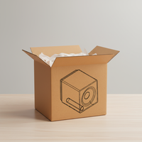 Haut-parleurs recyclés personnalisés par le fabricant, emballage électronique intelligent en carton personnalisé, boîtes en carton numérique