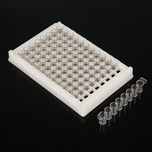 Placa ELISA Kehua de 96 pocillos, de plástico, fondo plano, desechable, para uso en laboratorio - Product Image 1