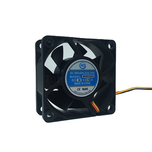 Topfan Hai Bóng Mang DC 24V 4.0W 22.7cfm Im Lặng Động Cơ Hướng Trục Quạt Làm Mát Cho Trường Hợp Máy Tính - Product Image 2