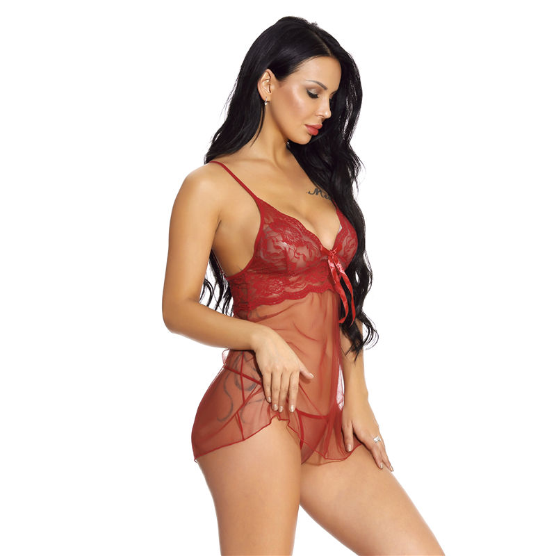 2021 See-through Temptation Underwear Pajamas See-through Mesh Women's Hot See-through Ladies Sexy Lingerie