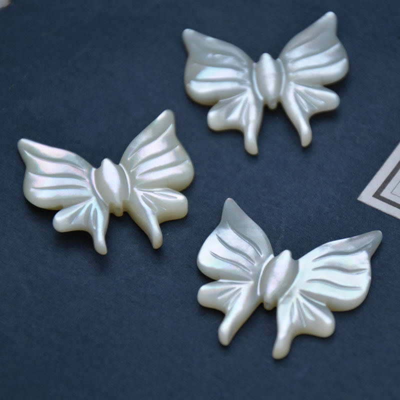 Una concha de mariposa blanca (seleccionada al azar)