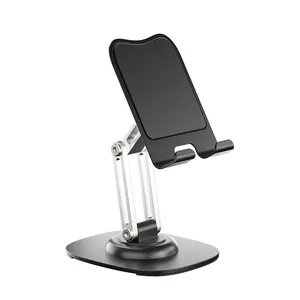 Offre Spéciale support de téléphone portable de bureau intelligent pliable rotatif à 360 degrés pour tablette iPad support de téléphone de bureau en alliage d'aluminium Mobile