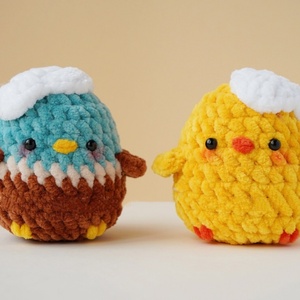 Juguete <span class=keywords><strong>de</strong></span> huevo <span class=keywords><strong>de</strong></span> Pascua <span class=keywords><strong>de</strong></span> ganchillo <span class=keywords><strong>de</strong></span> alta calidad <span class=keywords><strong>Amigurumi</strong></span> Mini juguete <span class=keywords><strong>de</strong></span> Animal <span class=keywords><strong>de</strong></span> ganchillo suave hecho a mano relleno <span class=keywords><strong>de</strong></span> punto pollito conejito oveja juguetes para niños - Product Image 3