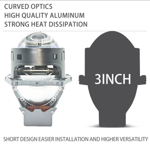 IDISON T85スーパーブライト95W/85W高ロービームカーライト3.0インチ12V 6200ml 6000k + 5000K <span class=keywords><strong>LED</strong></span>ヘッドライトバイ<span class=keywords><strong>LED</strong></span>レンズプロジェクター - Product Image 2