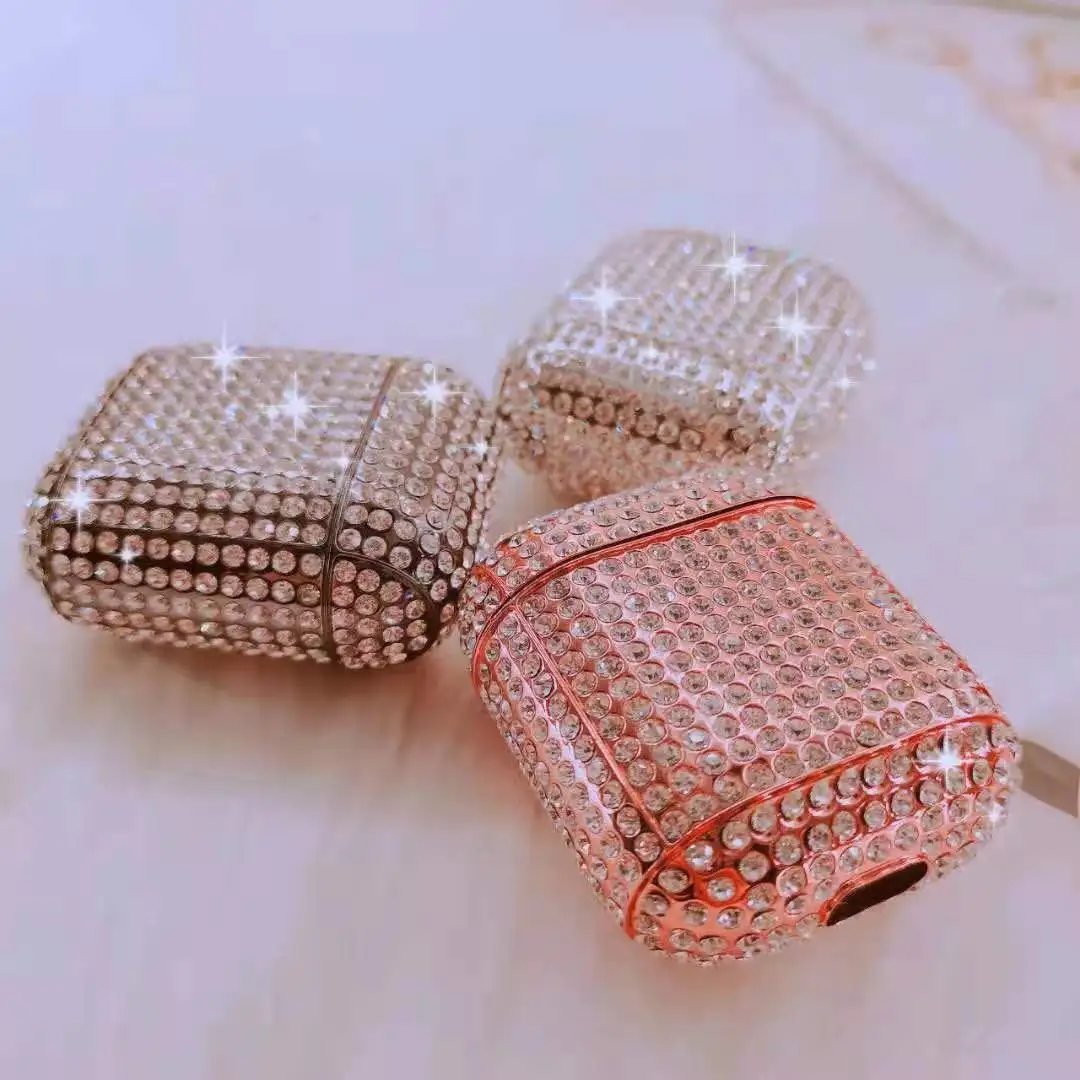 Glitter Diamond Bling Case For Airpods Pro Case Luxury Wireless Earphone Charging Case Cover For Airpods Pro Bag Gift For Woman