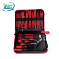 Kit d'outils de démontage de 25 pièces de haute qualité pour la réparation de panneaux de voiture, les attaches automobiles, les garnitures de porte, les pare-chocs et les clips de garde-boue, vente en gros d'usine