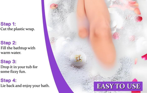 Nuevo juego de bombas de baño orgánicas veganas personalizadas hechas a mano para relajarse - Product Image 3