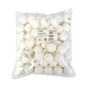En stock Loki Wholesale Balles de tennis de table 1-3 étoiles, plus arrondies, blanches et <span class=keywords><strong>orange</strong></span>, 40+ mm, avec une meilleure élasticité - Product Image 1