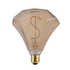 <span class=keywords><strong>Ampoule</strong></span> à filament de tungstène rétro Edison D150 <span class=keywords><strong>ampoule</strong></span> décorative en verre épais à dessus plat - Product Image 2