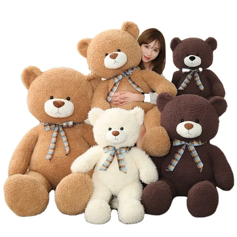 Schlussverkauf braune Farbe verschiedene Größen große Teddybären Großhandel niedrige Teddybärenhaut