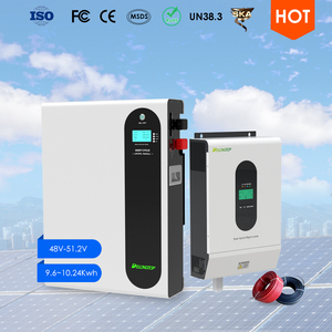 Precio barato 51,2 V 200Ah 10KWh 20Kwh LiFePO4 Baterías Power Wall Batería de almacenamiento de energía 48V 200AH 10KWh <span class=keywords><strong>para</strong></span> panel solar - Product Image 2