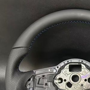 Volante de cuero personalizado para Volkswagen, VW, Golf 7, MK7, MK7.5, GTI <span class=keywords><strong>R</strong></span>, GTD, GTE, Polo, GTI, Scirocco, 2015, 2016 - Product Image 5
