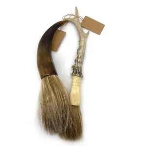 Thuis En Kantoor Decoratie Groot Formaat Os Hoorn Been Hoofd <span class=keywords><strong>Chinese</strong></span> Kalligrafie Schrijfkwasten - Product Image 1