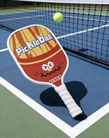Juego de raquetas dobles de pickleball de madera ultraligeras y duraderas con 4 pelotas, adecuado para principiantes, adultos y niños.