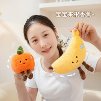 Fruit-thema polyester pluche speelgoed drakenfruit durian mangosteen klauwautomaat poppen bruiloft gooi-stijl figuurtjes 31cm-50cm