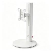 Elektrisch Höhenverstellbarer Monitorständer Ergonomischer Intelligenter Desktop-Monitorständer mit Stauraum für Büroschreibtisch