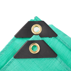 Bâche en polyéthylène rayée bleue unie, teinte en fil, design personnalisé, 140 g/m², poids moyen, imperméable, pour usage extérieur des garçons - Product Image 1